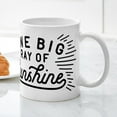 thumbnail image 5 of CafePress - One Big Ray Of Sunshine Mug - 11 oz Ceramic Mug - Novelty Coffee Tea Cup, 5 of 6