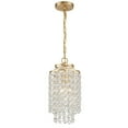 thumbnail image 3 of 1 Light Pendant-Matte Black Finish    -Traditional Installation Crystorama Lighting Gab-B7301-Mk, 3 of 7