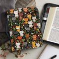 thumbnail image 6 of HELLHERO Cat Bible Covers with Protective Large Capacity Church Bible Bag for Outdoor, PU Leather Bible Book Carry Bag for Christian Prayer, 6 of 12