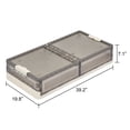 thumbnail image 2 of Grey Stackable Under Bed Storage (Set of 2), 2 of 9