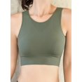 thumbnail image 1 of Breathable Mesh Sports Bras Shockproof Padded Athletic Running Bra Solid Seamless Fitness Yoga Sport Tops Vest for Women, W/4 Colors, 1 of 7