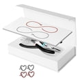 thumbnail image 3 of Kit de pulsera permanente, fabricación de pulseras para parejas, regalos informales, pulsera cerrada DIY para compromiso, Día de San Valentín, familia 1 Plata 1, 3 of 8