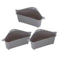 thumbnail image 3 of 3Pcs Creative Hanging Basket Storage Ideal For Kitchen Organization With Triangular Shape And Snap Button Type In Stylish, 3 of 4