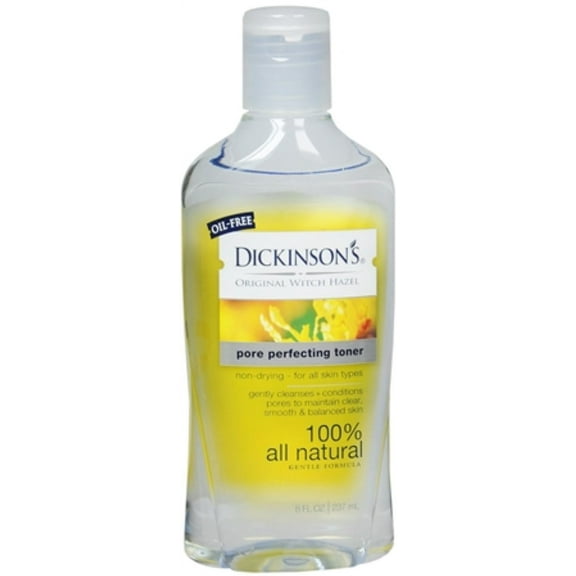 Dickinson's Witch Hazel Pore Perfecting Toner , 8 oz (Pack of 2)