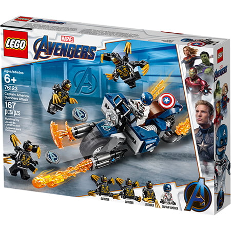 Avengers Lego sized mini figures team set 