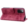 thumbnail image 4 of for Samsung Galaxy S20 FE Wallet Case, Flower Embossed Premium PU Leather Flip Protective Purse Cover with Card Slots Cash Holder and Kickstand for Samsung Galaxy S20 FE (6.5 inch),Red, 4 of 14