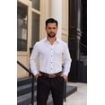 thumbnail image 2 of sogami Wrinkle Free Dresses Shirt For men Stretch Long Sleeve Button Down shirt Business, 2 of 9