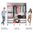 thumbnail image 4 of Ropero Closet Madesa Lyon Plus 3 Puertas con Espejo y Pies, 4 of 5