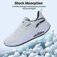 thumbnail image 4 of JOYFON Arch Support Womens Walking Shoes Orthotic Athletic Sneakers for Plantar Fasciitis Foot Pain Relief Tennis Shoes BlackWhite Size 11, 4 of 6