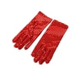 thumbnail image 3 of JFGHDG Leather Work Gloves Synthetic Leather Gloves Soft Plush Lined Gloves for Daily Riding Faux Leather Gloves Durable Gloves Driver Gloves for Wear Resistance Red One Size, 3 of 3