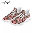 thumbnail image 1 of Zapatillas Noisydesigns para mujer, con estampado floral de leopardo, cordones de malla transpirables, deportivas informales para mujer, 1 of 6