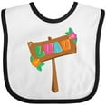thumbnail image 3 of Inktastic Luau Sign Boys or Girls Baby Bib, 3 of 4