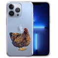 thumbnail image 1 of WIRESTER Soft TPU Clear Case Slim Protective Cover for Apple iPhone 13 Pro 6.1" 2021, Golden Wyandotte Chicken, 1 of 3