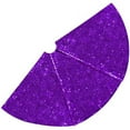 thumbnail image 6 of Sinhoon Sequined Christmas Tree Skirt, 24-Inch Sequined Double-Layer Tree Cushion Christmas Tree Decoration, Double-Layer, Easy-To-Wear Christmas Tree Skirt,Purple, 6 of 7