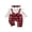 Red, variant on Cjfdfy Newborn Baby Girl Christmas Fall Clothes Set Christmas Plaid Striped Ruffle Long Sleeve Ribbed Jumpsuit Bow Headband Infant Cute Christmas Fall Winter Outfit 0-18 Months