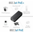 thumbnail image 4 of Cudy PoE200 Gigabit PoE Injector Adapter, 10/100/1000 Mbps, 30W, IEEE 802.3af/at Compliant, RJ45 Ethernet, up to 100 meters (325 feet), 4 of 6