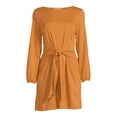 thumbnail image 5 of Nine.Eight Women’s Tie Waist Knit Cocktail Dress, 5 of 5