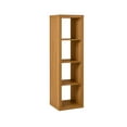 thumbnail image 4 of Better Homes & Gardens 4 Cube Vertical Storage Organizer, Light Honey, 4 of 8
