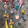 thumbnail image 4 of 20Pcs Transparent Dried Flower Bookmarks Homemade Beautiful Flower Bookmarks DIY Dried Flower Bottle For Reader School, 4 of 8