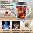 thumbnail image 4 of Licuadora Procesadora Moderna 2 En 1 Potente Silenciosa Jugos Salsas Licuados JustClick MX 2 en 1, 4 of 7