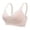 Beige, variant on Women's Cotton Maternity Underwear，Deep V Breathable Front Open Breast Feeding Bra