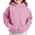 thumbnail image 2 of Hvobtty Boys and Girls Casual Sweatshirts Fall Winter Long Sleeve Oversized Pocket Tops, 2 of 6