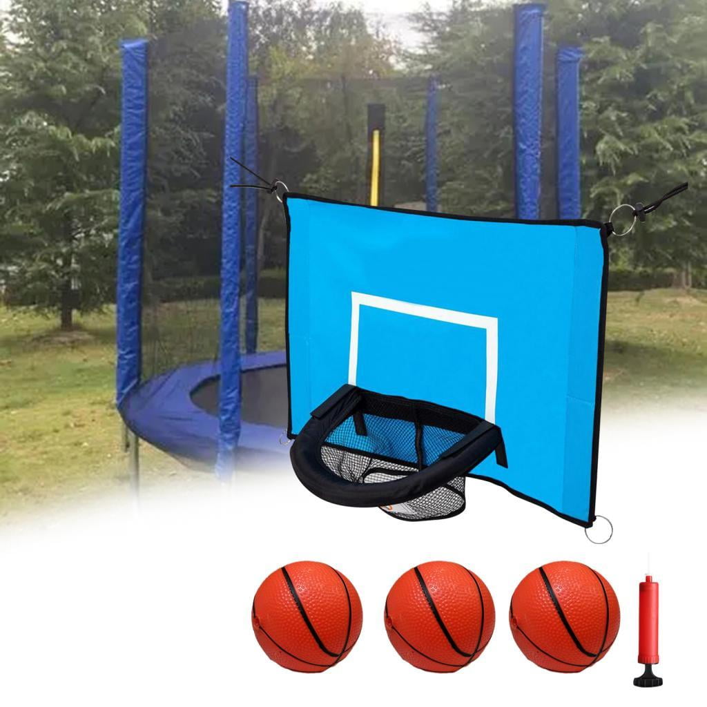 harayaa Basketball Hoop for Trampoline Basketball Training Outside Indoor Outdoor Sports Style D