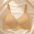 thumbnail image 2 of QASIEATN Seamless Underwear for Women Wireless Supportive Full Coverage Bras Women's Jelly Depp V Everyday Bras, 2 of 4