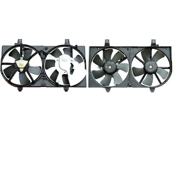 Agility Auto Parts 6029127 Dual Radiator and Condenser Fan Assembly for Nissan Specific Models