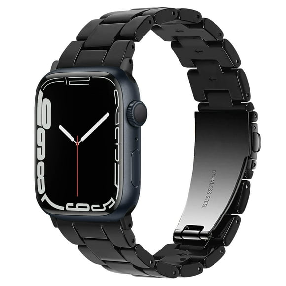 Light Apple Watch Band-Fashion Resin Apple Watch Series 10 Series 9 Series 8 band iWacth Bands Apple Watch Bands for Women Compatible with Apple Watch Series 10 9 8 7 SE 6 5 4 3 2 1 Ultra 2 1-Black 38