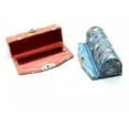 thumbnail image 4 of 4 Pcs Ladies Floral Lipstick Case Holder with Mirror, Cosmetic Storage Kit Makeup Travel Cases Organizer Bag for Purse, 4 of 4