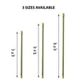 thumbnail image 3 of Evideco 2 Adjustable Cafe Curtain Rods with 4 Self-Adhesive Hooks, Gold, 16-24 Inch, 3 of 5