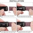 thumbnail image 4 of Fitbit Luxe Straps - 4 Pack of Soft Silicone Bands, 4 of 4