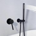 thumbnail image 2 of Wall Mounted Hot and Cold Water Showerhead Shower Set Silver, 2 of 5