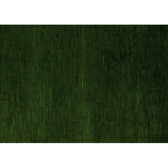 Ahgly Company Indoor Rectangle Abstract Green Modern Area Rugs, 7' x 9'