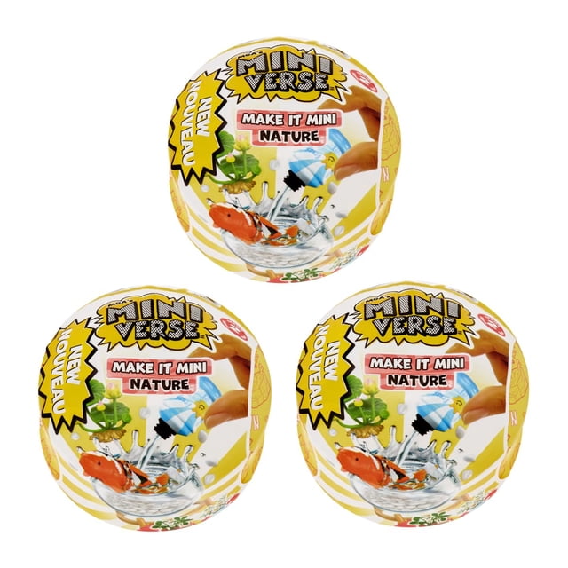 Miniverse Make It Mini Nature S2 de MGA Collectibles, paquete de 3