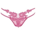 thumbnail image 3 of Women Clearance Cqxid525 Seamless Women Underwear Lace Underwear for Women Breathable Bikini Lightweight Soft Hipster Panties Ladies Panties Pink, 3 of 3