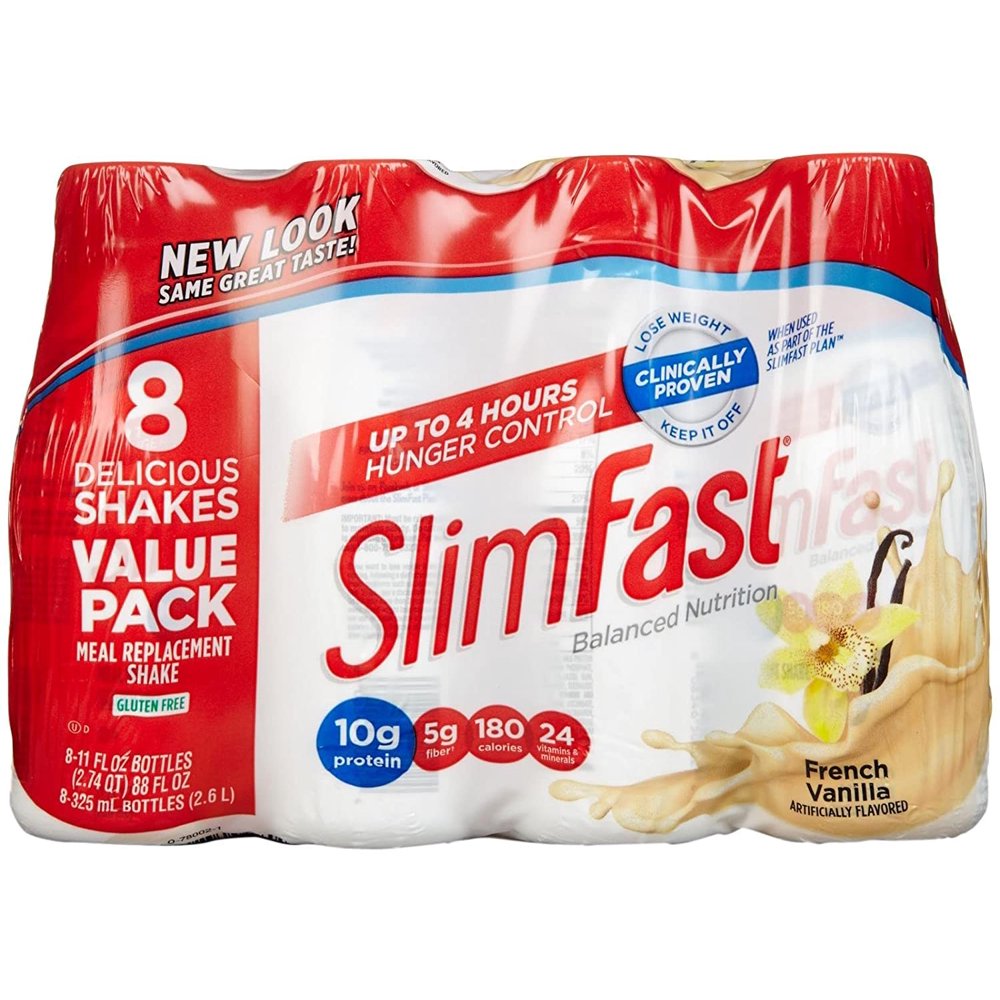Slimfast Ready to Drink Shakes French Vanilla11 fl Ounce, 8 Count