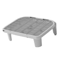thumbnail image 2 of Rampa para arena para gatos, estera para atrapar arena para gatos, sala de estar, lavabo para gatos de interior gris, 2 of 8