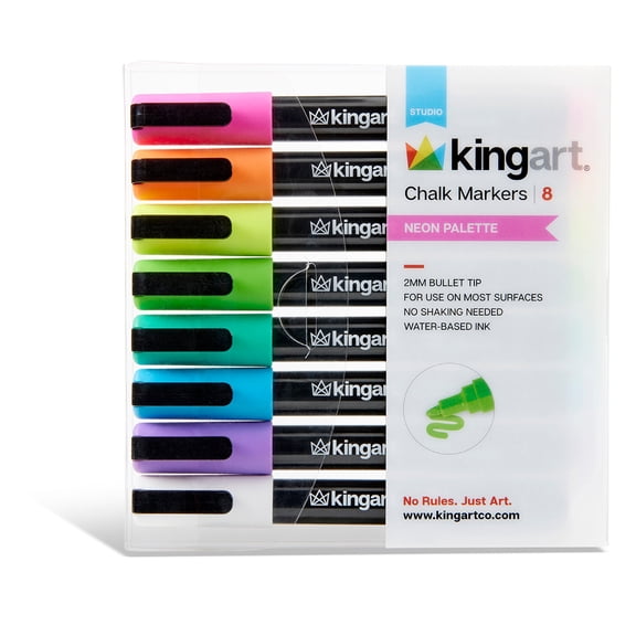 Liquid Chalk Pens 8 Neon Colors