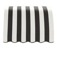 thumbnail image 2 of Awntech 4.375 ft Savannah Fixed Awning Acrylic Fabric, Black/White Stripe, 2 of 2