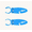 #CC3-Blue 1 pair, variant on STAND UP PADDLE BOARD ACCESSORIES Durable Metal Paddle Holder For SUP Easy Clip In And Release For Quick Transition Between Paddling And Resting