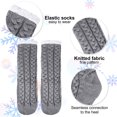 thumbnail image 5 of Loritta Women's Fuzzy Slipper Socks Winter Cozy Warm Thick Socks with Non-Slip Grippers, 2 Pairs, 5 of 7