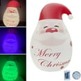 thumbnail image 3 of YOHAVEN Inflatable Santa Claus Tumbler PVC Yard Decoration, Blow-Up Christmas Outdoor Holiday Prop for Garden Porch Indoor Party, Winter Fun Decor, 3 of 9