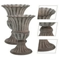 thumbnail image 6 of 2Pcs Decorative Graveyard Flower Pot Urn Planter Iron Flower Vase Exquisite Memorial Vase, 6 of 8
