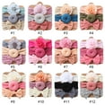 thumbnail image 3 of 3PCS Baby Bow Headbands Turban Knotted, Girl's Hairbands for Newborn,Toddler and Childrens, 3 of 8