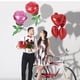 thumbnail image 2 of GOOHOCHY 4 globos de rosas para San Valentín, elegantes decoraciones para fiestas., 2 of 8