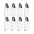 thumbnail image 1 of 8Pcs Sublimation Luggage Tags Name Tag Blank Suitcase Tags Heat Transfer Bag Tags Business ID Card Holder Travel ID Tags, 1 of 8
