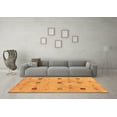 thumbnail image 3 of Ahgly Company Indoor Rectangle Abstract Brown Contemporary Area Rugs, 5' x 8', 3 of 4