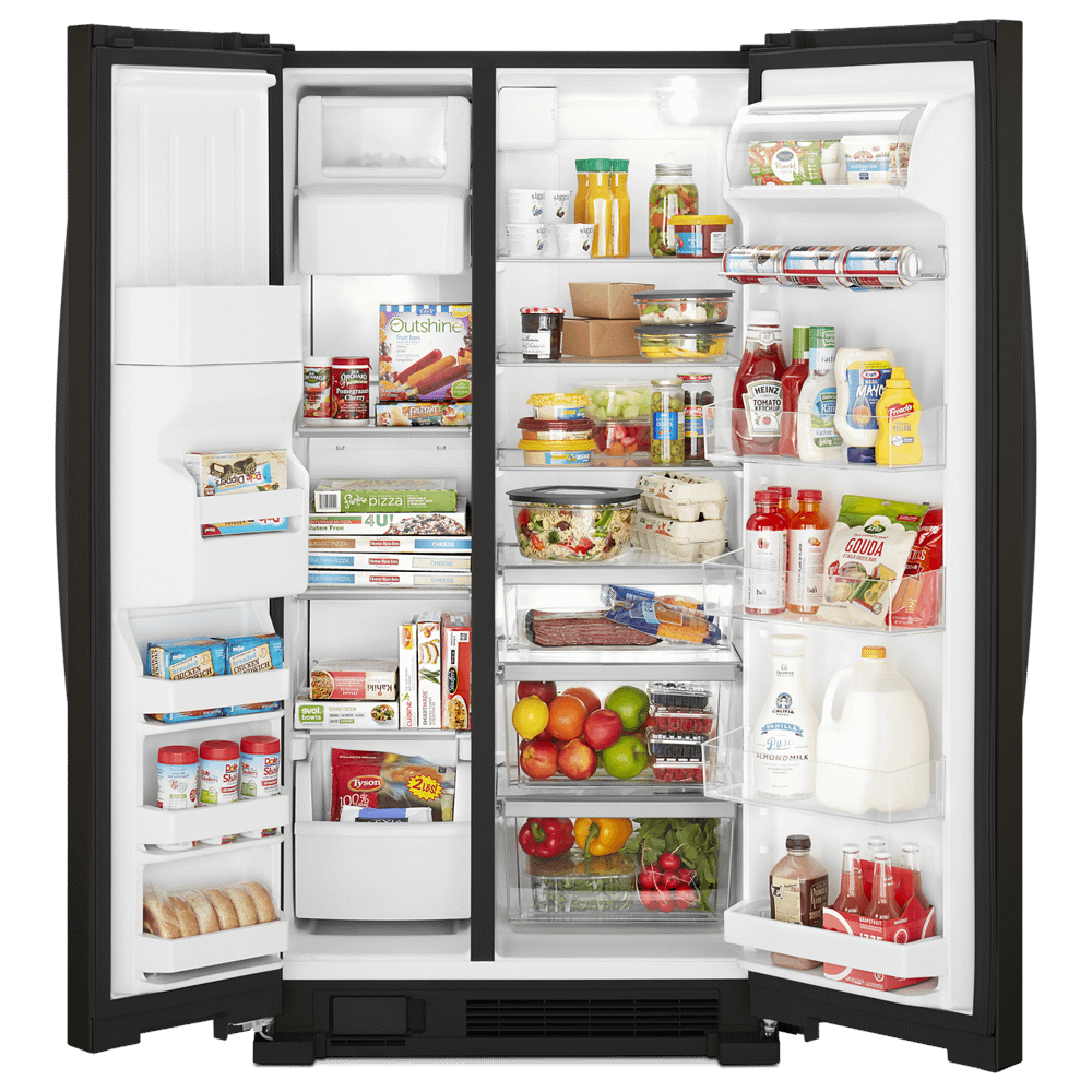 Whirlpool Wrs321sdh 33" Wide 21.4 Cu. Ft. Side By Side Refrigerator - Stainless Steel - image 2 of 5